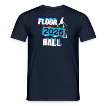 Floorball 2025 Floorballer Floorballspieler Spiel - Männer T-Shirt - Navy - Vorne - AI Model Male 178 light (178cm)