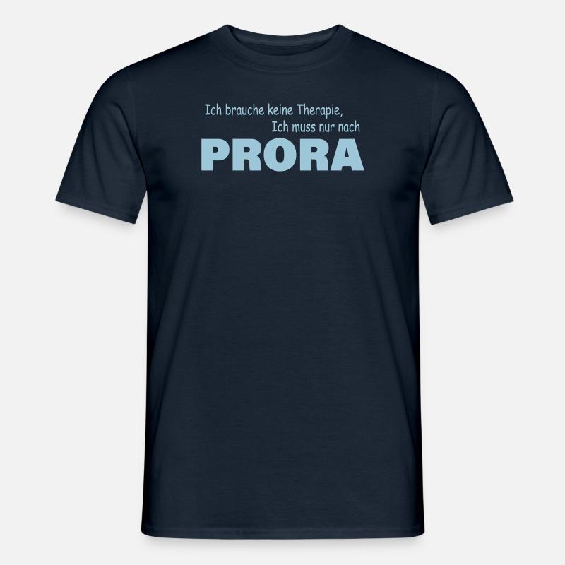 Therapie PRORA - Männer T-Shirt - Navy