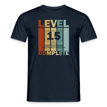 15th Birthday Gift Gamer 2006 - Men's T-Shirt - navy - Front - AI Model Male 178 light (178cm)