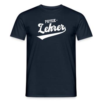 Lehrer Physik Physiklehrer Bio Chemie Physiker - Männer T-Shirt - Navy - Vorne - AI Model Male 178 light (178cm)
