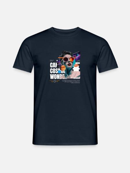 Candy Cosmic Wonder - Stellar Style - Männer T-Shirt - Navy