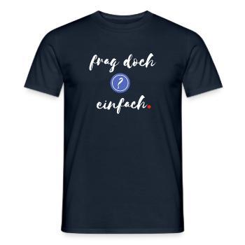 Il suffit de demander - T-shirt homme - marine - Devant - AI Model Male 178 light (178cm)