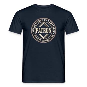 Patron Boss Boss Higher Quality - Men's T-Shirt - navy - Front - AI Model Male 178 light (178cm)