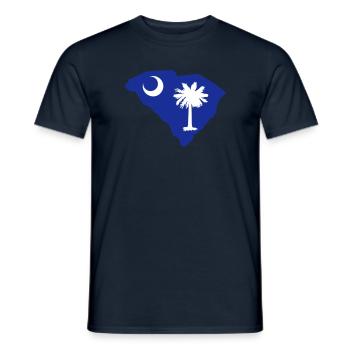 South Carolina - Männer T-Shirt - Navy - Vorne - AI Model Male 178 light (178cm)