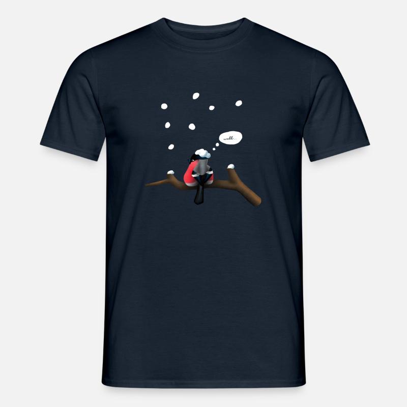 Melancholischer Vogel - Männer T-Shirt - Navy