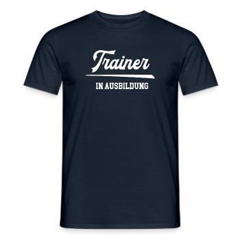 Trainer in Ausbildung Trainerausbildung Coach Mann - Männer T-Shirt - Navy - Vorne - AI Model Male 178 light (178cm)