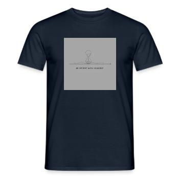 Tage your time. - Männer T-Shirt - Navy - Vorne - AI Model Male 178 light (178cm)