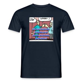 Ich liebe mich - Männer T-Shirt - Navy - Vorne - AI Model Male 178 light (178cm)