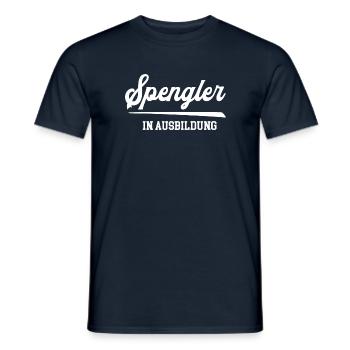 Spengler Ausbildung Klempner Azubi Lehrling Lehre - Männer T-Shirt - Navy - Vorne - AI Model Male 178 light (178cm)