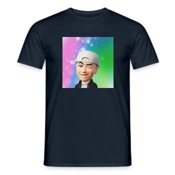 JONNY-CASH-BOY - Männer T-Shirt - Navy - Vorne - AI Model Male 178 light (178cm)