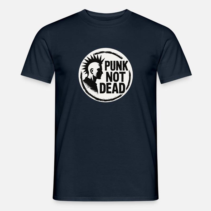 Punk 1 - Männer T-Shirt - Navy