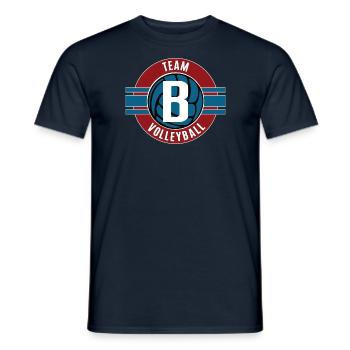 Volleyball Team B Mannschaft Spieler Volleyballer - Männer T-Shirt - Navy - Vorne - AI Model Male 178 light (178cm)