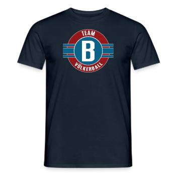 Völkerball Team B Mannschaft Spieler Ballspiel - Männer T-Shirt - Navy - Vorne - AI Model Male 178 light (178cm)