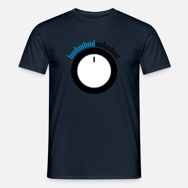 Regler Lautstärke Power Tuner Volume Control 2 - Männer T-Shirt - Navy