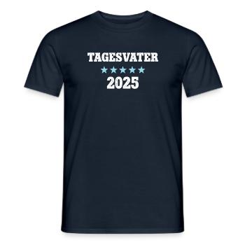 Tagesvater Erzieher Kindergärtner Geburtstag - Männer T-Shirt - Navy - Vorne - AI Model Male 178 light (178cm)