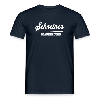 Schreiner in Ausbildung Azubi Schreinerazubi - Männer T-Shirt - Navy - Vorne - AI Model Male 178 light (178cm)