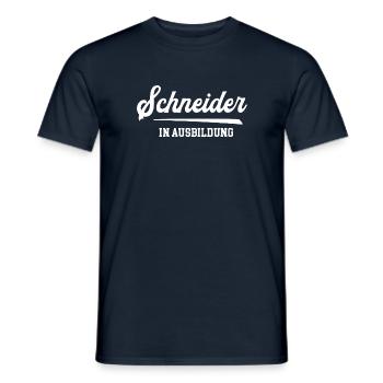 Schneider Ausbildung Lehre Azubi Schneiderlehre - Männer T-Shirt - Navy - Vorne - AI Model Male 178 light (178cm)