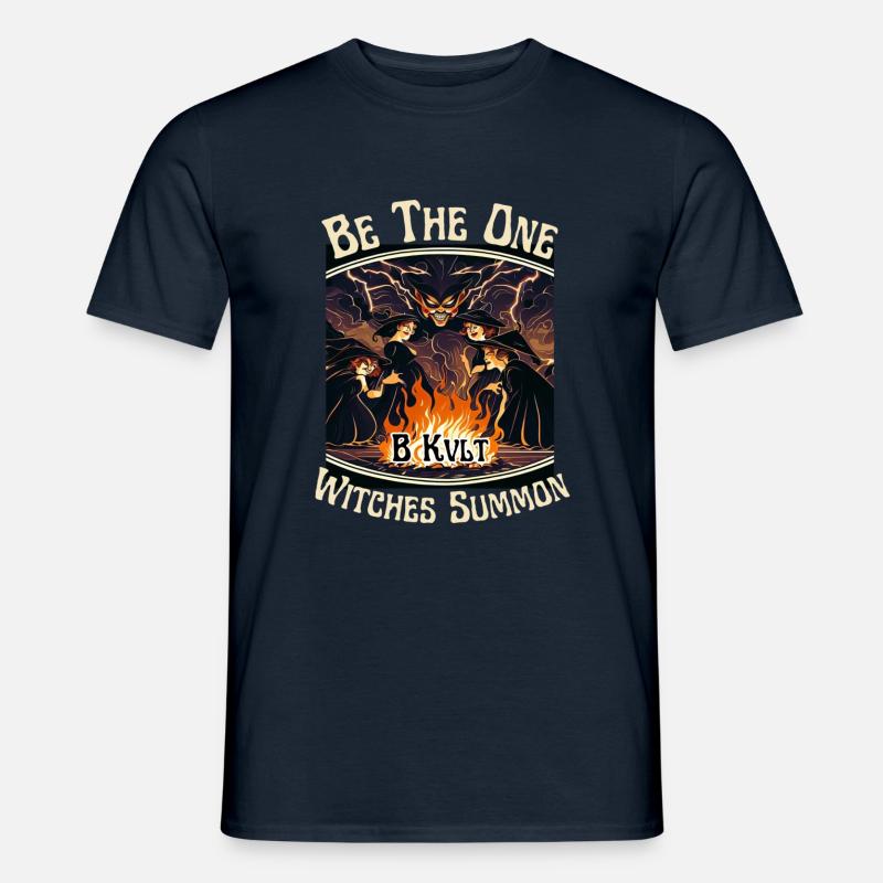 Sei der Eine, den Hexen beschwören - Männer T-Shirt - Navy