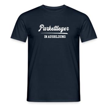 Parkettleger Ausbildung Parkettlegerazubi Lehre - Männer T-Shirt - Navy - Vorne - AI Model Male 178 light (178cm)