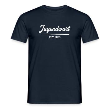 Jugendwart Jugendfeuerwehr FFW Jugend Feuerwehr - Männer T-Shirt - Navy - Vorne - AI Model Male 178 light (178cm)