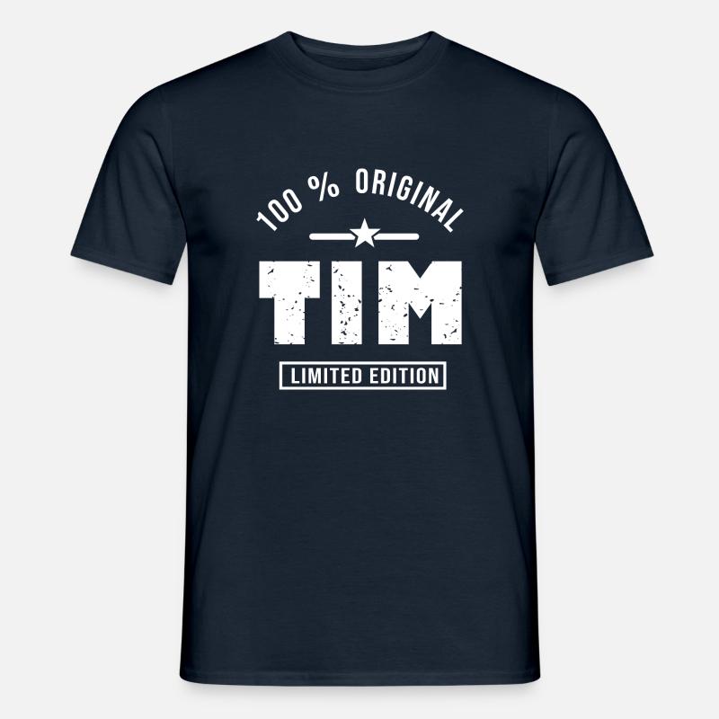 Tim original personalized gift first name tim - Men’s T-shirt - navy