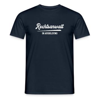 Ausbildung Rechtsanwalt Anwalt Staatsanwalt Jurist - Männer T-Shirt - Navy - Vorne - AI Model Male 178 light (178cm)