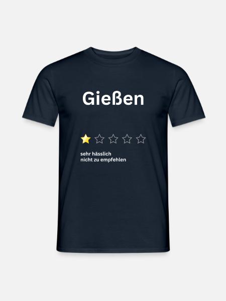 Gießen 1star - Männer T-Shirt - Navy