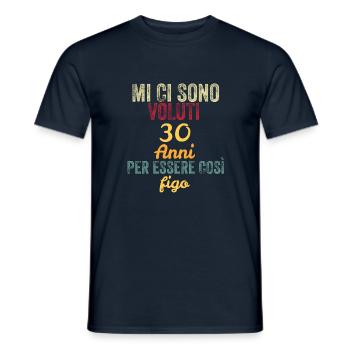 It Took 30 Years to Be So Cool - Men's T-Shirt - navy - Front - AI Model Male 178 light (178cm)