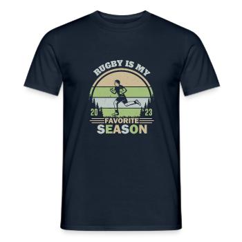 Rugby 2023 - T-shirt homme - marine - Devant - AI Model Male 178 light (178cm)