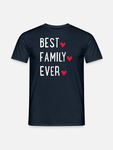 Beste Familie der Welt - Männer T-Shirt - Navy