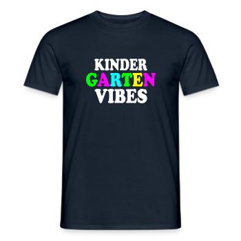 kindergarten vibes - Männer T-Shirt - Navy - Vorne - AI Model Male 178 light (178cm)