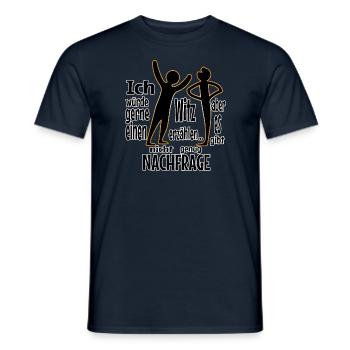Business - Men's T-Shirt - navy - Front - AI Model Male 178 light (178cm)