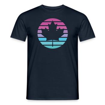Canada - Men's T-Shirt - navy - Front - AI Model Male 178 light (178cm)