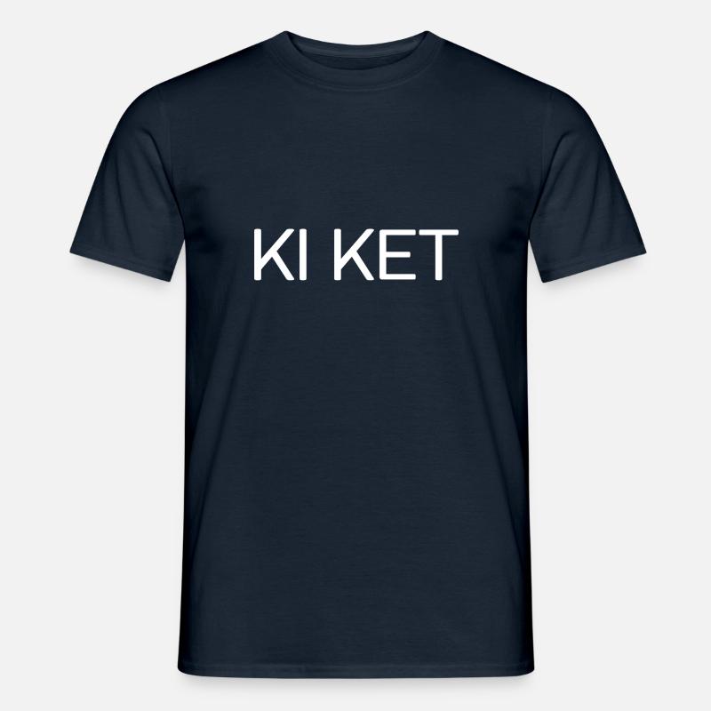 Ki ket des Dialekts - Männer T-Shirt - Navy