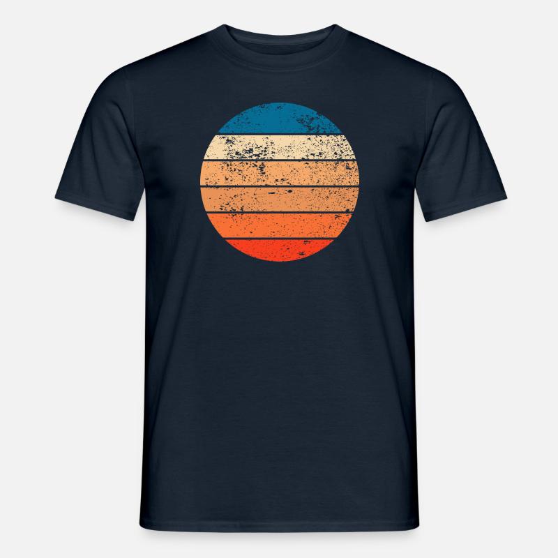 Summer Sunset - Männer T-Shirt - Navy