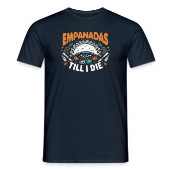 Empanadas - Cadeau parfait pour les gourmets - T-shirt homme - marine - Devant - AI Model Male 178 light (178cm)