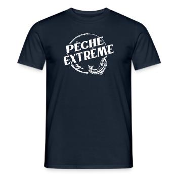 Pêche Extrême - Cadeau pour Pêcheur de l'Extrême - T-shirt homme - marine - Devant - AI Model Male 178 light (178cm)