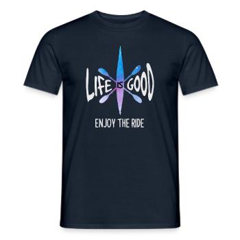 Canoe kayak - Men's T-Shirt - navy - Front - AI Model Male 178 light (178cm)
