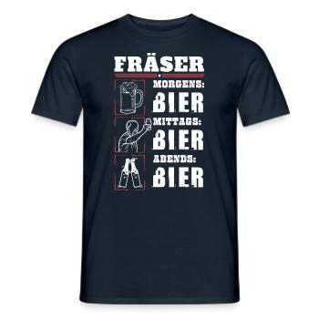Mon quotidien de fraise - T-shirt homme - marine - Devant - AI Model Male 178 light (178cm)