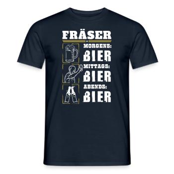 Mon quotidien de fraise - T-shirt homme - marine - Devant - AI Model Male 178 light (178cm)