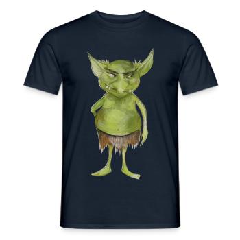 Goblin - Männer T-Shirt - Navy - Vorne - AI Model Male 178 light (178cm)