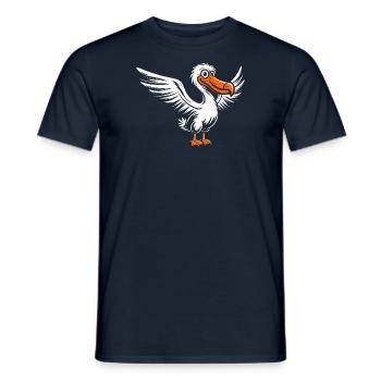 Dodo Bird : cadeau parfait pour les amoureux des animaux - T-shirt homme - marine - Devant - AI Model Male 178 light (178cm)