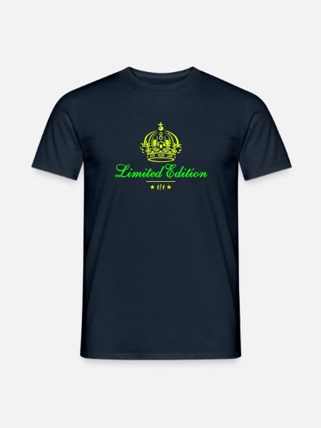 Limited Edition 1/1 Krone 2 - Farbwechsel - Männer T-Shirt - Navy