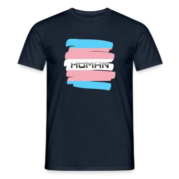 transgenre - T-shirt homme - marine - Devant - AI Model Male 178 light (178cm)