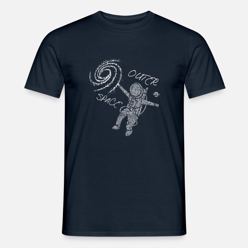 Raumfahrer Astronaut Outer Space - Männer T-Shirt - Navy
