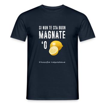 Magnate 'ou Lemon - T-shirt homme - marine - Devant - AI Model Male 178 light (178cm)