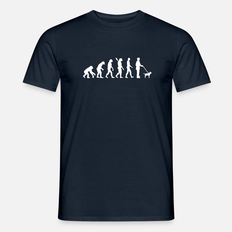 Border Terrier - Männer T-Shirt - Navy