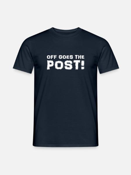 Post - Denglisch - Spruch - Männer T-Shirt - Navy