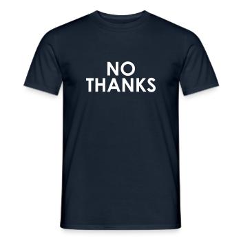 Non Merci - T-shirt homme - marine - Devant - AI Model Male 178 light (178cm)