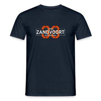 Zandvoort 33 - Männer T-Shirt - Navy - Vorne - AI Model Male 178 light (178cm)